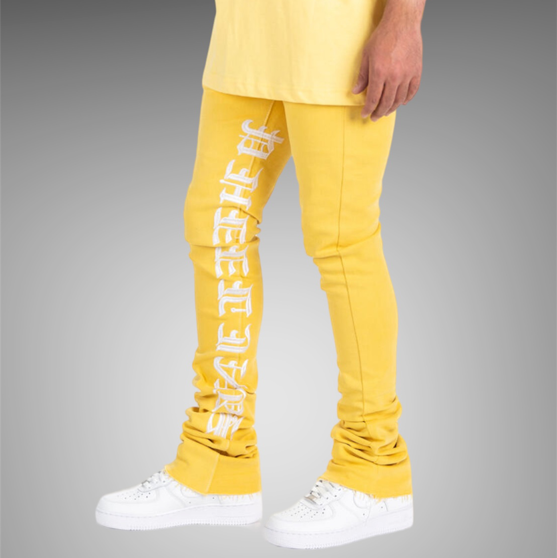 Pheelings Against All Odds Flare Stack Denim PH-SS23-55 Yellow