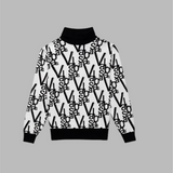 Valabasas Elysian Turtle Neck Black White