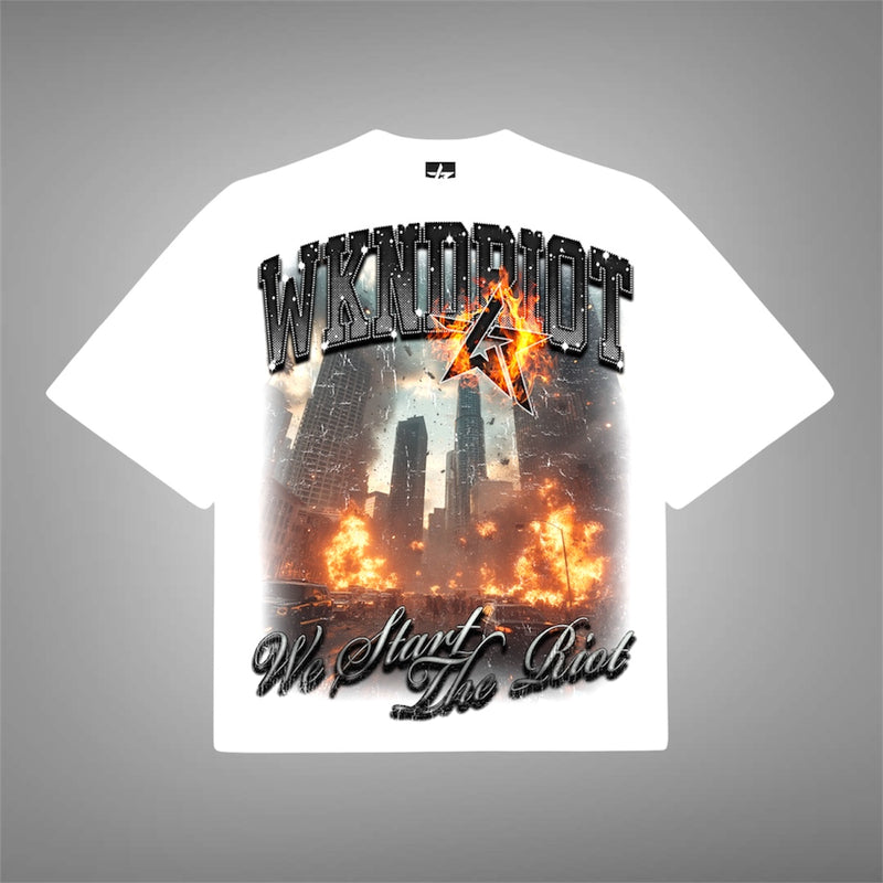 Wkndriot Downtown Riot White