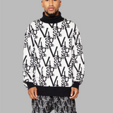 Valabasas Elysian Turtle Neck Black White