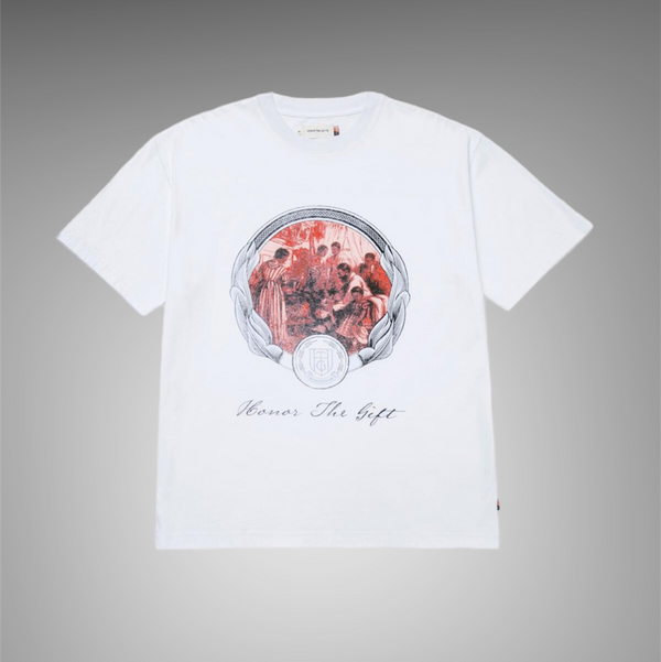 Honor The Gift Past And Future SS Tee White