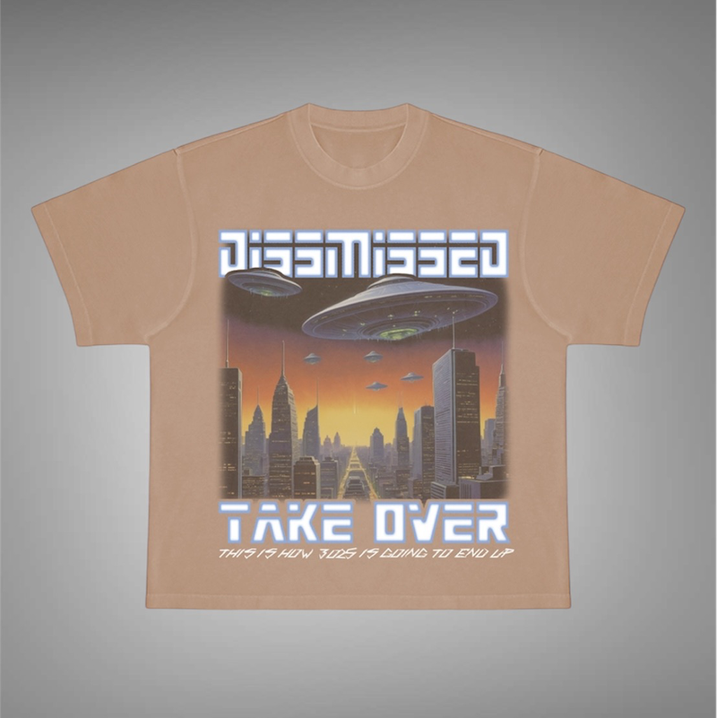 Class Dissmissed Takeover Oversized Tee Sand