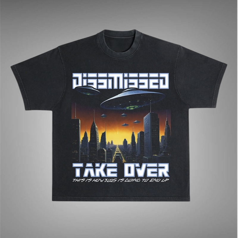 Class Dissmissed Takeover Oversized Tee Black