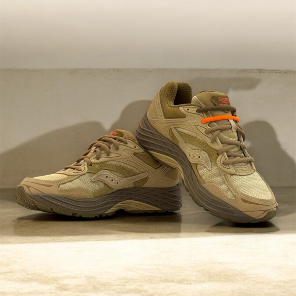 Saucony Mens Progrid Omni 9 Beige Tan