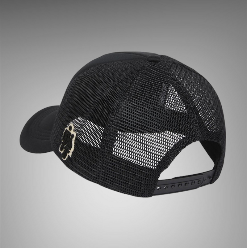 Homme Femme Fake Love Trucker Hat Black