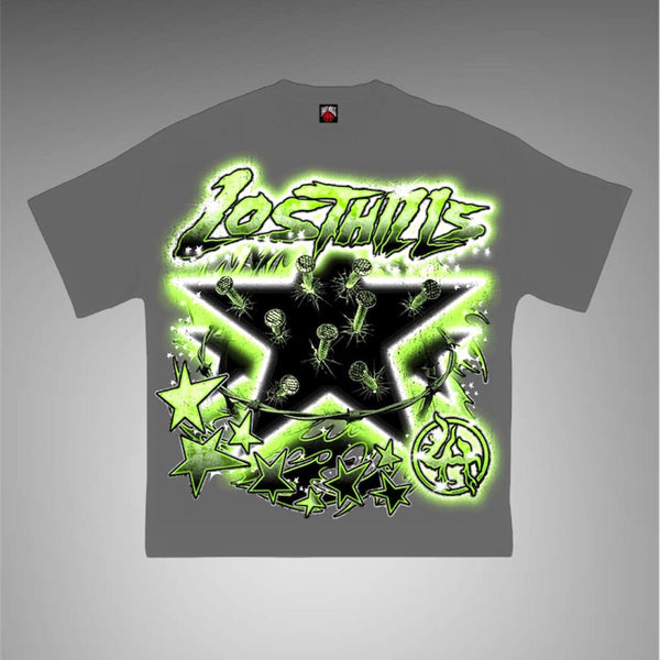 Losthills LHNBA001 T-Shirts Charcoal
