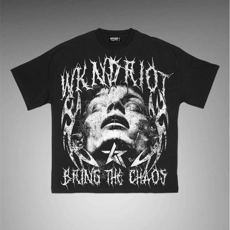 Wknd Riot Chaos Head tee Black