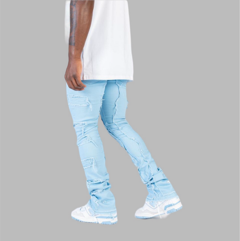 Relapse Jeans Shadow 110 Stack Denim Baby Blue