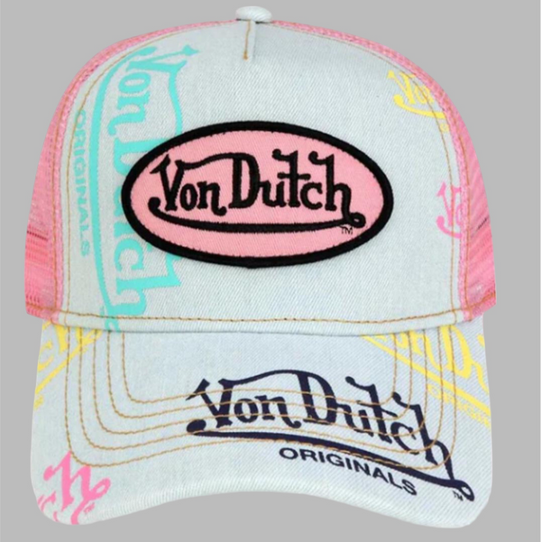 VonDutch Denim Light Pink Trucker