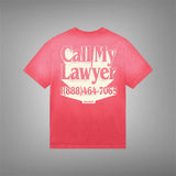 Market Call my lawyer Red