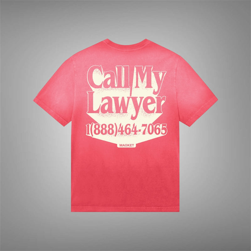 Market Call my lawyer Red