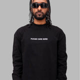 Please Come Home Reconnect Long Sleeve Tee Black