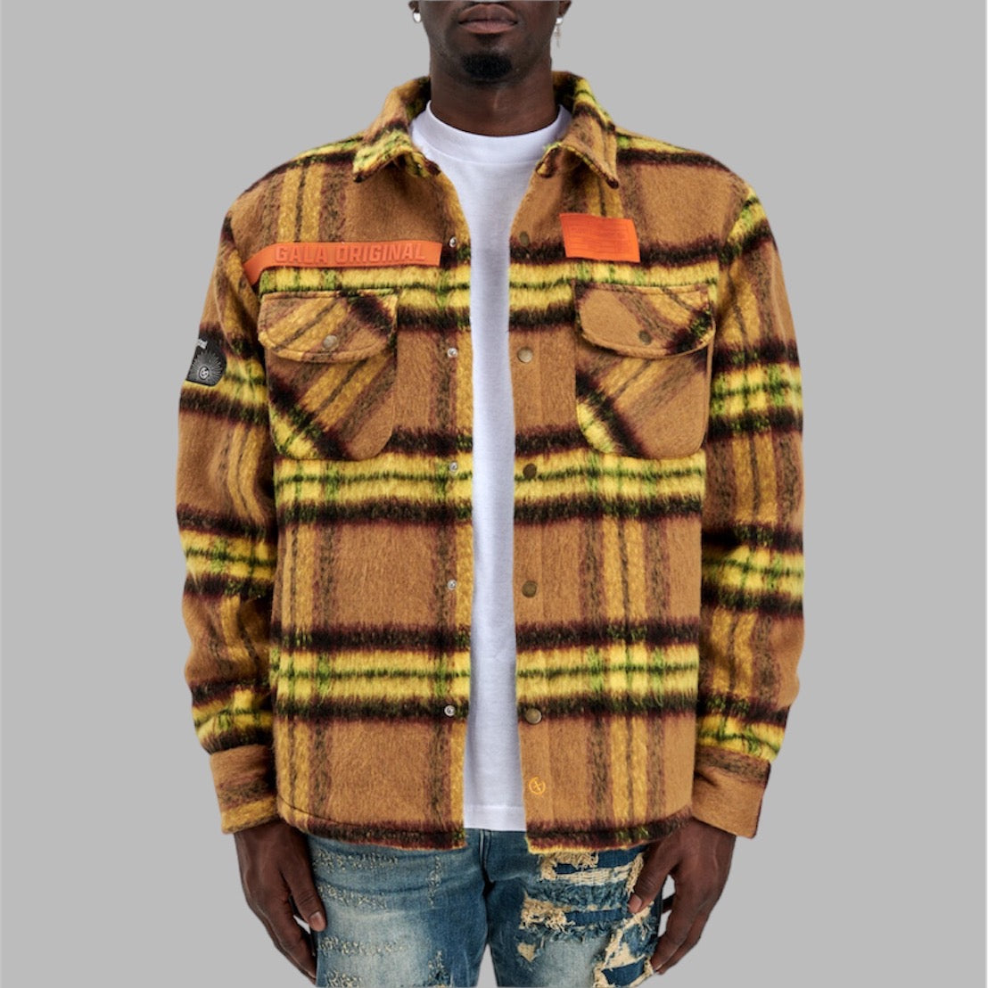 Gala Fury Fleece Flannel Jacket Rust – Relapse Clothing Stores