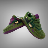 Love Kills Shoe Olive Green Purple