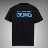 Homme Femme Hotel Homme Femme London Tee Black Blue