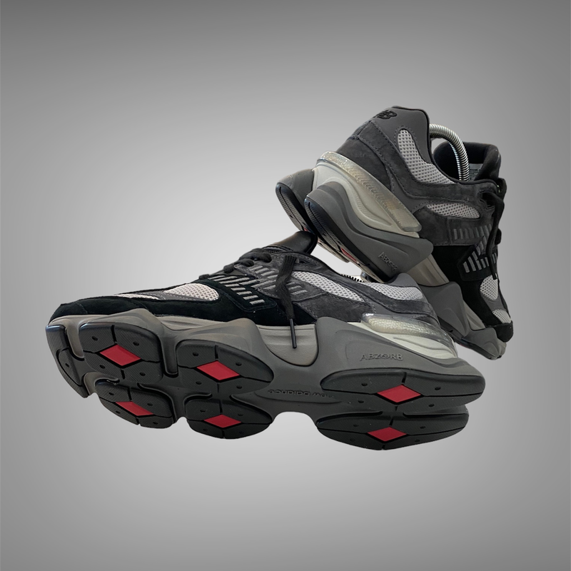 New Balance 9060 Black Castlerock Grey Sneakers (U9060BLK) Men’s Size 10