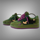 Love Kills Shoe Olive Green Purple