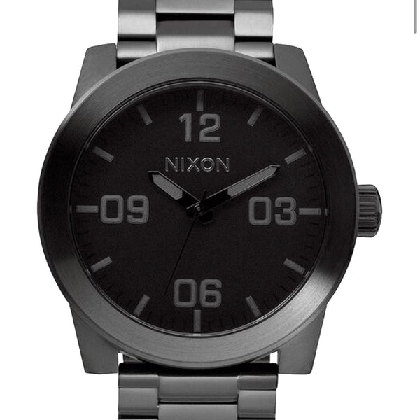 Corporal Stainless Steel Watch  All Black