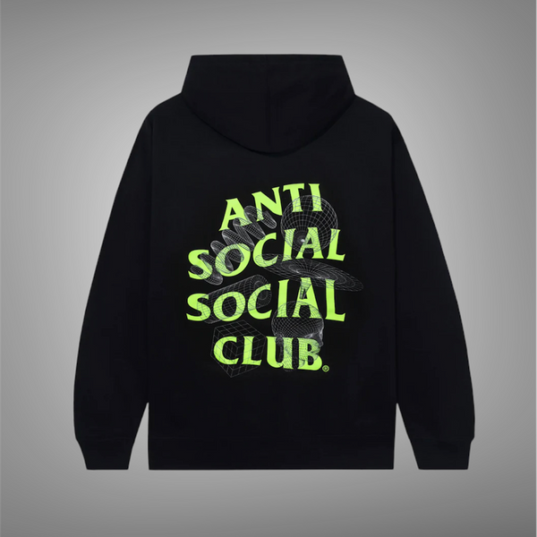 Anti Social Social Club The Shape Of Things Zip Hoodie Black