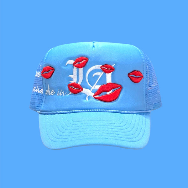 Dropout LA Kiss Baby Blue Hats