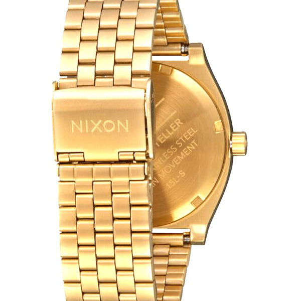 Nixon Time Teller Watch Gold Indigo