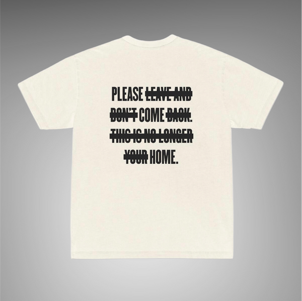 Please Come Home Its Complicated Tee In Off White