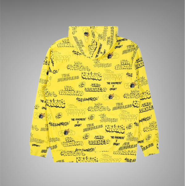The Hundreds Bomb Pullover Yellow