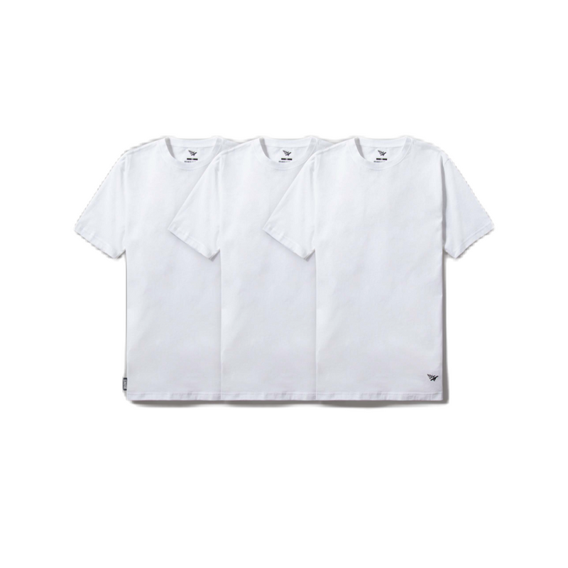 Paper Planes Essential 3 Pack Tee White